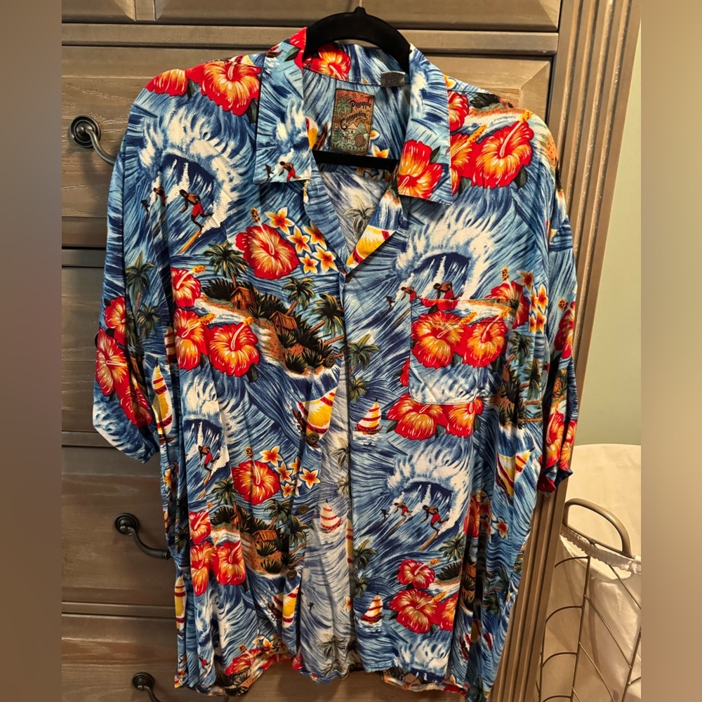 Pineapple Connection Blue Hawaiian Shirt